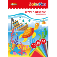 Бумага цветная Комус Класс ColorPics А4,10л,10цв,тонированная в массе Бумага цветная Комус Класс ColorPics А4,10л,10цв,тонированная в массе