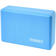 Блок для йоги TORRES, YL8005, размер 8x15x23 см, материал ЭВА, голубой Блок для йоги TORRES, YL8005, размер 8x15x23 см, материал ЭВА, голубой