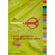 Бумага цветная (набор) 20цв,20л,А4,металл+флюор,набор№1,11-420-36 Бумага цветная (набор) 20цв,20л,А4,металл+флюор,набор№1,11-420-36
