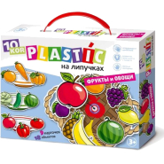 Игра развивающaя Пластик на липучках Фрукты и овощи 10KOR PLASTIC,02865 Игра развивающaя Пластик на липучках Фрукты и овощи 10KOR PLASTIC,02865
