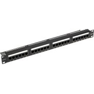 Патч-панель REXANT (02-0031) с кабельн орг.19,1U,24 порта,UTP,RJ-45,CAT5e
