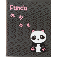 Тетрадь общая А5 96л Panda,клет,скреп., ВД-лак Тетрадь общая А5 96л Panda,клет,скреп., ВД-лак
